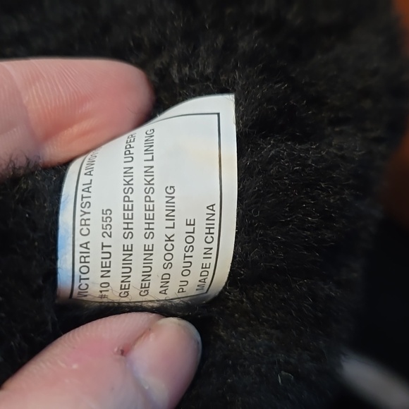 Nwob abeo sheepskin boot with embellished zipper - Picture 5 of 5